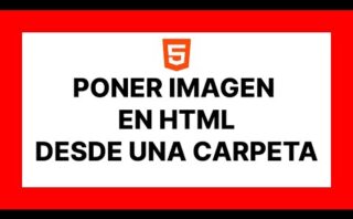 Cómo insertar una imagen en HTML desde una carpeta