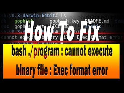 Solución de cannot execute binary file linux