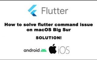 Solución al problema macos flutter command not found