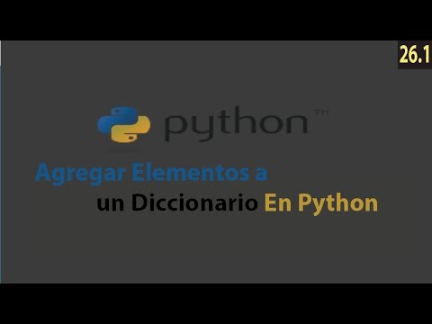 Cómo añadir un elemento a un diccionario en Python