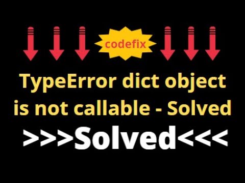 Cómo gestionar el error typeerror: dict is not a sequence