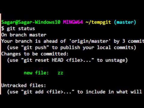 Solución al mensaje nothing added to commit but untracked files present en Git