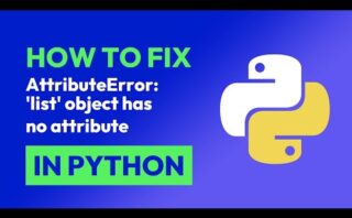 Solucionando el error function' object has no attribute