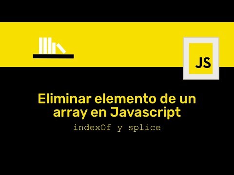 Eliminar un elemento de un array en JavaScript