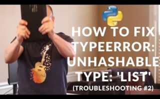 Solución para el error TypeError: unhashable type 'dict' en Python