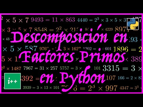Cómo encontrar los factores primos de un número en Python