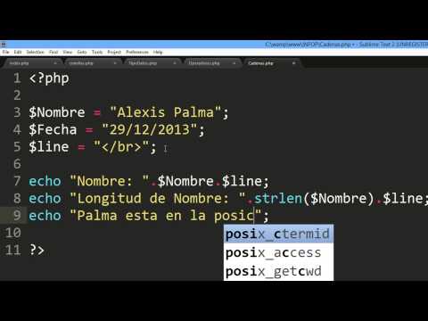 Introducción a las Cadenas de Texto en PHP