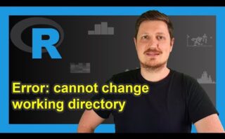 Solución al error error in setwd cannot change working directory