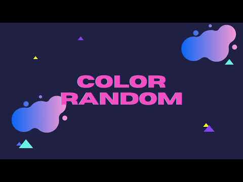 Generador de colores aleatorios en JavaScript