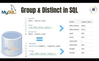 Diferencias entre DISTINCT y GROUP BY en SQL