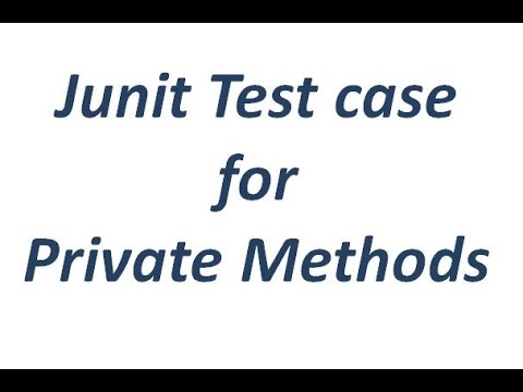 Cómo probar métodos privados en JUnit