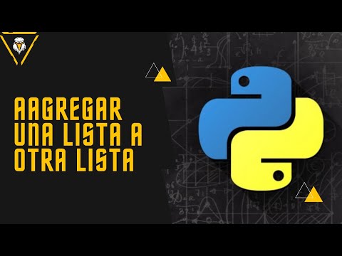 Añadir una lista a otra en Python