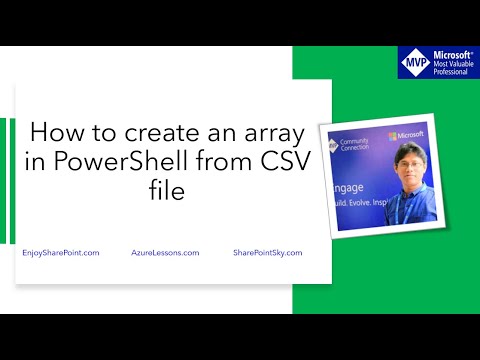 Cómo crear un array en PowerShell
