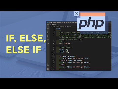 Estructura condicional if-else en PHP