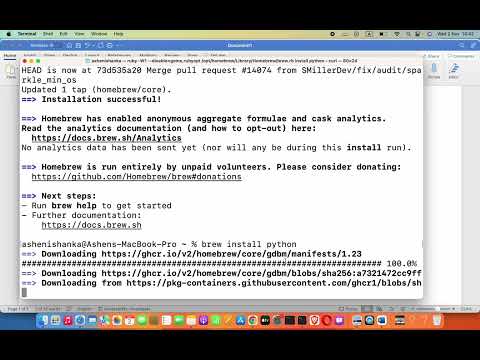 Solución al error command not found: python en macOS