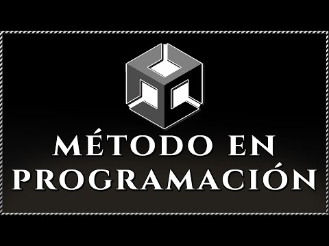 El concepto de método en programación