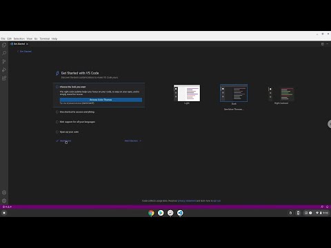 Cómo utilizar Visual Studio Code en un Chromebook