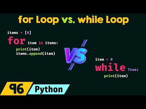 Diferencias entre for loop y while loop