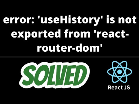 Solucionando el error was not found in 'react-router-dom'