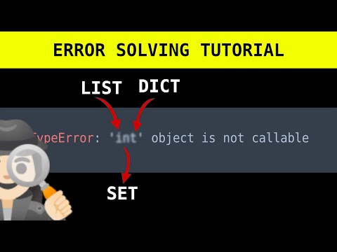 Solución al error TypeError: el objeto dict no es llamable