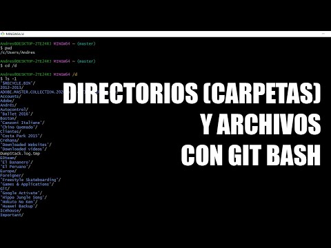 Crear una carpeta en un repositorio de Git
