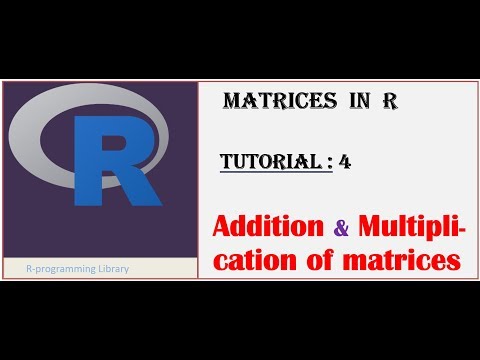Cómo multiplicar matrices en R