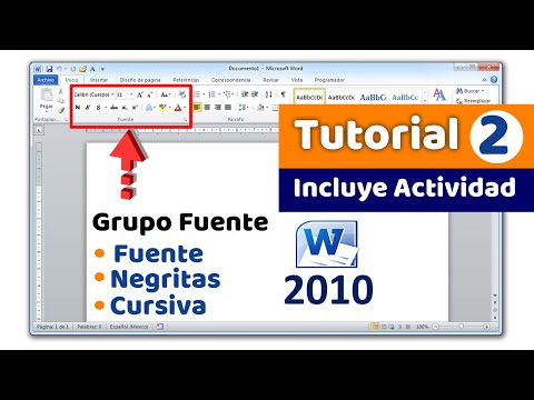 Tipos de fuentes en cursiva en Word