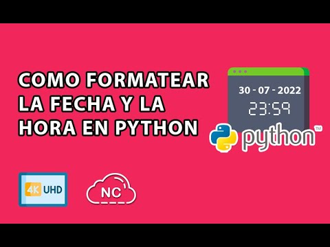 Formatear fecha y hora en Python a formato yyyy-mm-dd