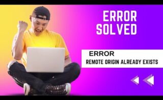Solución al error git no such remote origin