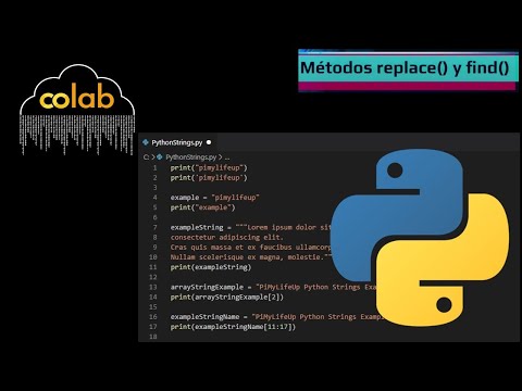 Funcionamiento del método .replace() en Python.