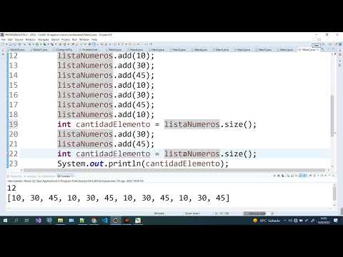 Obtener el tamaño de un ArrayList en Java