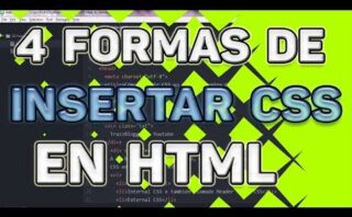 Cómo insertar CSS en HTML