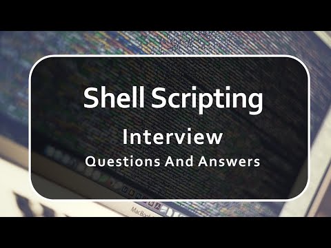 Preguntas de entrevista sobre Unix Shell Scripting