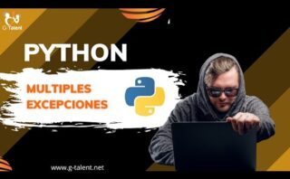 Manejo de múltiples excepciones en una línea en Python