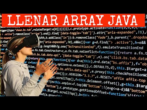 Cómo llenar un array en Java