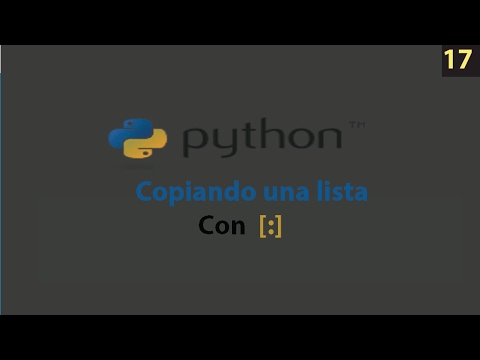 Cómo copiar una lista en Python
