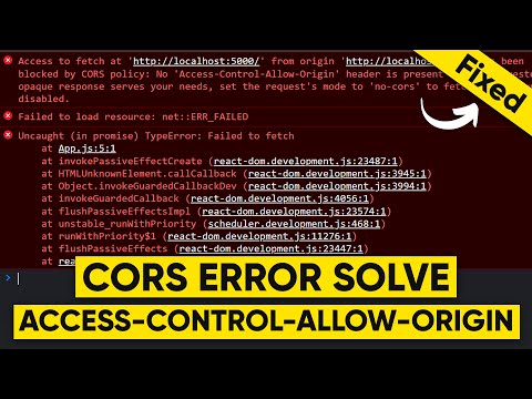 Solución de error CORS origin \'null\': Here's how to fix it