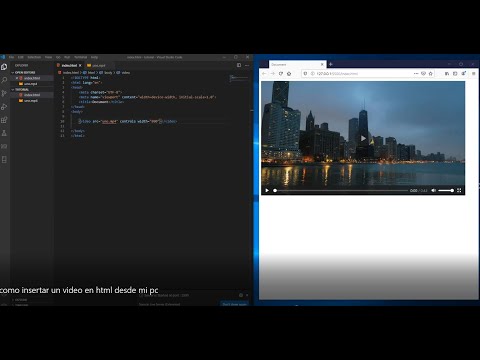 Cómo insertar vídeo en HTML5