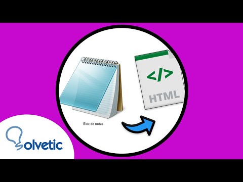 Cómo guardar un documento HTML en el Bloc de Notas