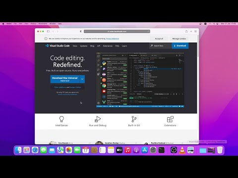 Instalación de Visual Studio Code en Mac
