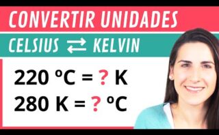 Fórmula de conversión de grados Celsius a Kelvin