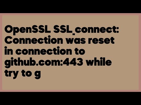 Solución al problema de conexión a github.com en el puerto 443.