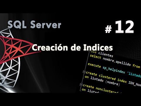 Creación de un índice en una tabla SQL