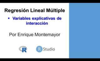 Modelo de regresión lineal múltiple con interacción