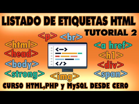 Lista de todos los elementos HTML