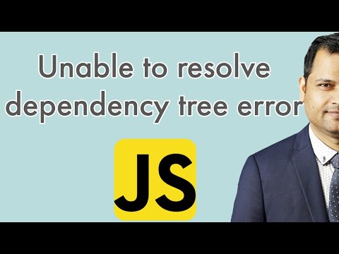 Solución del Error npm could not resolve dependency