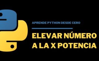 Elevar un número a una potencia en Python